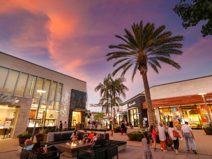 Shopping at Westfield UTC in La Jolla